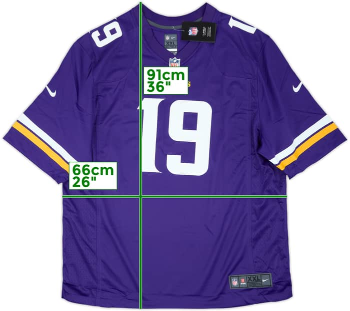 2013-22 Minnesota Vikings Thielen #19 Nike Game Home Jersey (XXL)