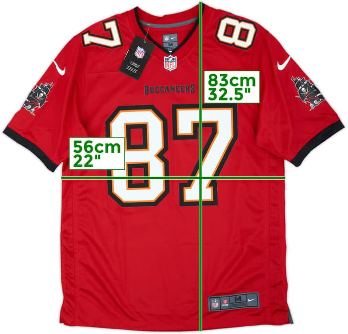 2020-22 Tampa Bay Buccaneers Gronkowski #12 Nike Game Home Jersey (M)