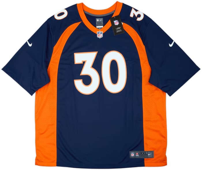 2018-20 Denver Broncos Lindsay #30 Nike Game Alternate Jersey (XXL)