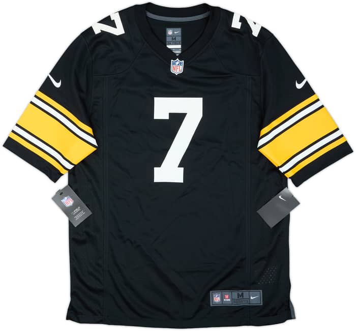 2018-19 Pittsburgh Steelers Roethlisberger #7 Nike Game Home Jersey (M)