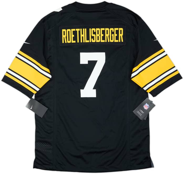2018-19 Pittsburgh Steelers Roethlisberger #7 Nike Game Home Jersey (M)