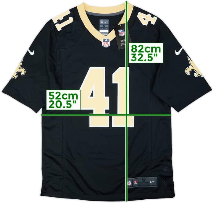 2017-25 New Orleans Saints Kamara #41 Nike Game Home Jersey (S)
