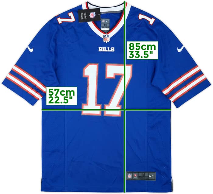 2018-25 Buffalo Bills Allen #17 Nike Game Home Jersey (M)