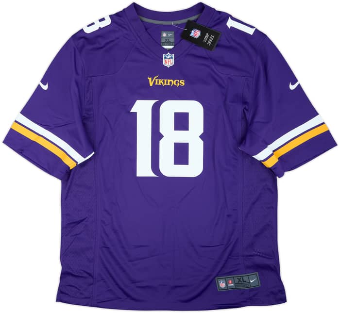 2020-25 Minnesota Vikings Jefferson #18 Nike Game Home Jersey (XL)