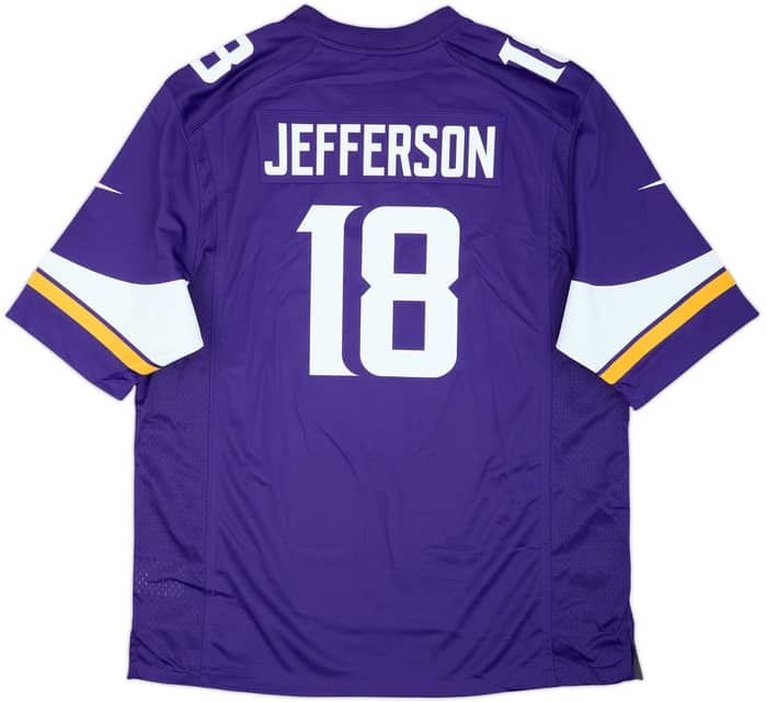 2020-25 Minnesota Vikings Jefferson #18 Nike Game Home Jersey (XL)