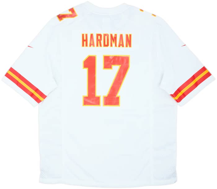 2019-22 Kansas City Chiefs Hardman #17 Nike Game Away Jersey (XL)