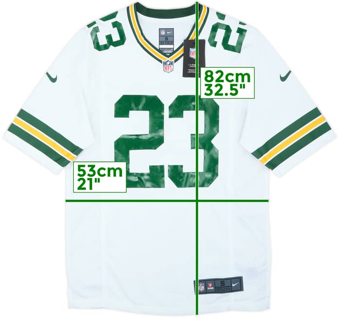 2018-24 Green Bay Packers Alexander #23 Nike Game Away Jersey (S)