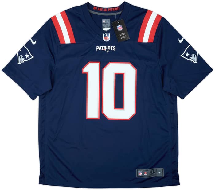 2021-23 New England Patriots Jones #10 Nike Game Home Jersey (XL)