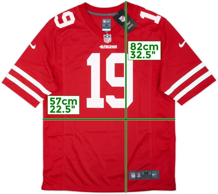 2019-21 San Francisco 49ers Samuel #19 Nike Game Home Jersey (M)