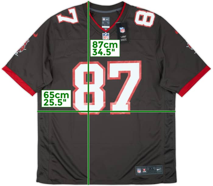 2020-21 Tampa Bay Buccaneers Gronkowski #87 Nike Game Alternate Jersey (XL)