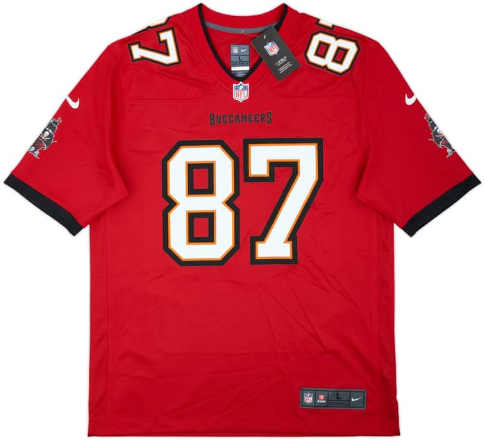 2020-21 Tampa Bay Buccaneers Gronkowski #87 Nike Game Home Jersey (L)