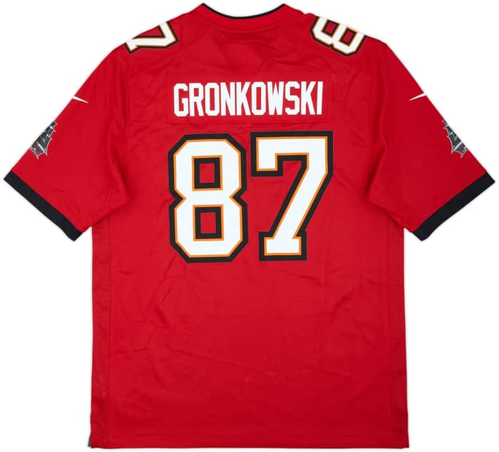 2020-21 Tampa Bay Buccaneers Gronkowski #87 Nike Game Home Jersey (L)