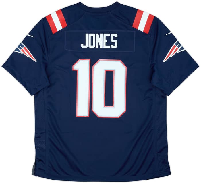 2021-23 New England Patriots Jones #10 Nike Game Home Jersey (L)