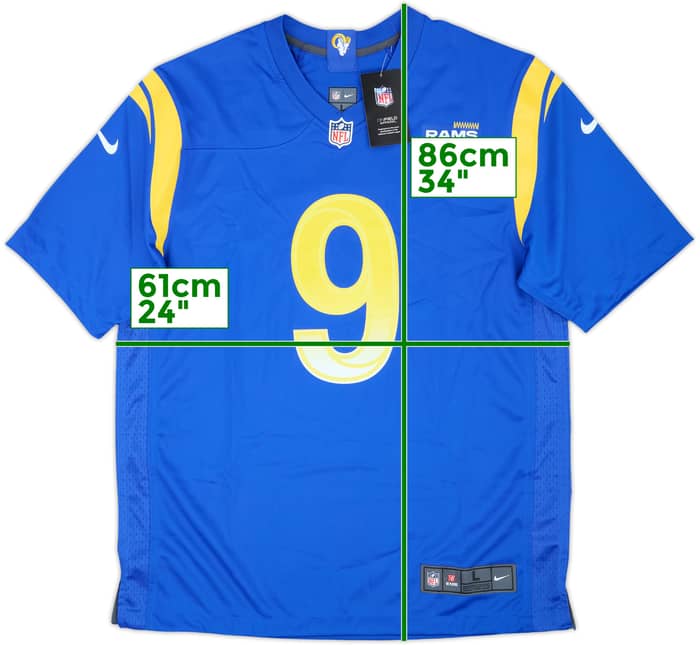 2021-25 LA Rams Stafford #9 Nike Game Home Jersey (L)