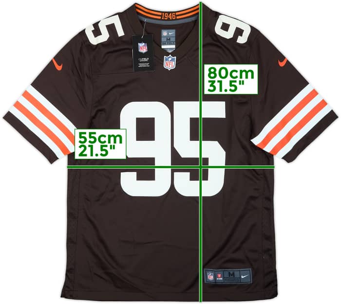 2020-25 Cleveland Browns Garrett #95 Nike Game Home Jersey (M)