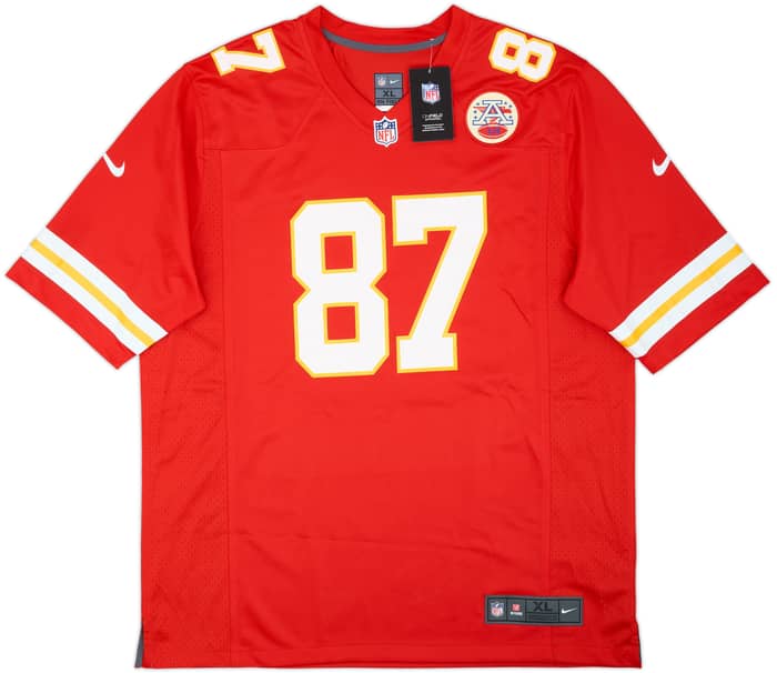 2013-25 Kansas City Chiefs Kelce #87 Nike Game Home Jersey (XL)
