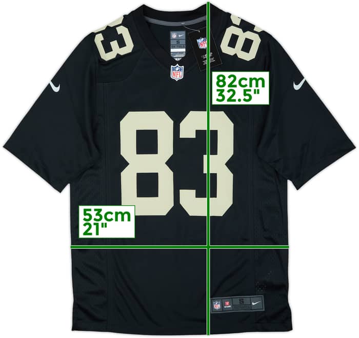 2020-22 Las Vegas Raiders Waller #83 Nike Game Home Jersey (S)