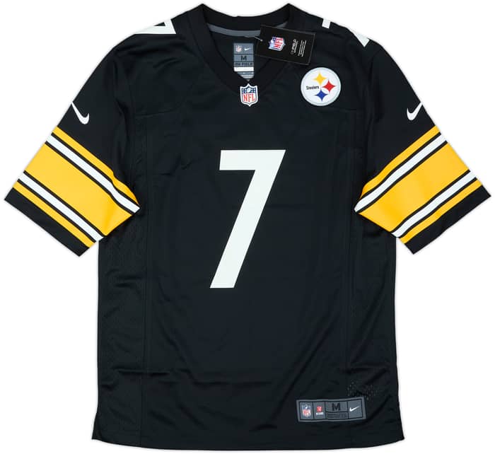 2020-21 Pittsburgh Steelers Roethlisberger #7 Nike Game Home Jersey (M)