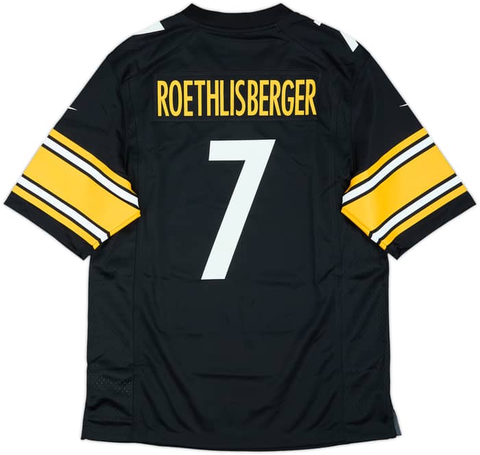 2020-21 Pittsburgh Steelers Roethlisberger #7 Nike Game Home Jersey (M)