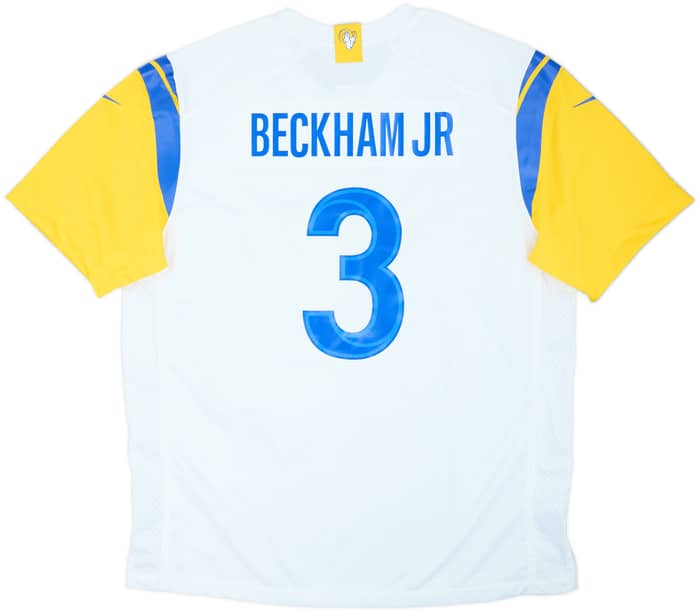 2021 LA Rams Beckham Jr #3 Nike Game Away Jersey (XL)