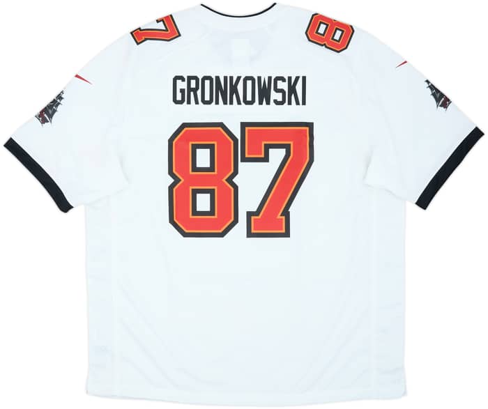 2020-21 Tampa Bay Buccaneers Gronkowski #87 Nike Game Away Jersey (XXL)