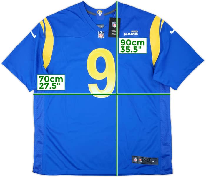 2021-25 LA Rams Stafford #9 Nike Game Home Jersey (XXL)