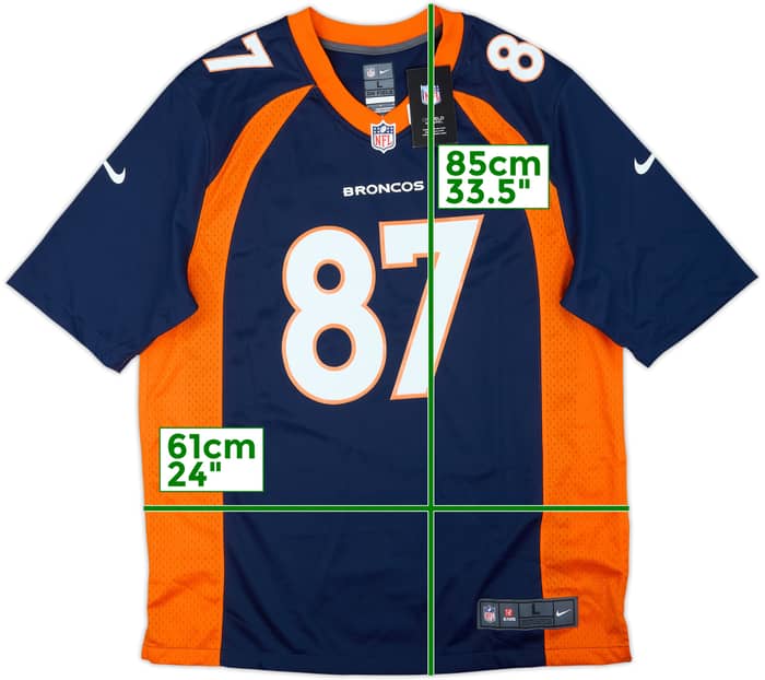 2019-21 Denver Broncos Fant #87 Nike Game Alternate Jersey (L)