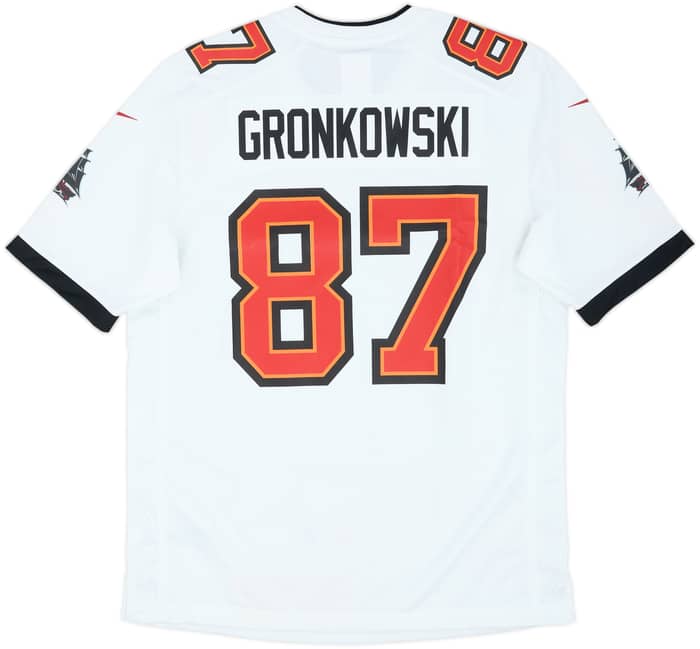 2020-21 Tampa Bay Buccaneers Gronkowski #87 Nike Game Away Jersey (M)