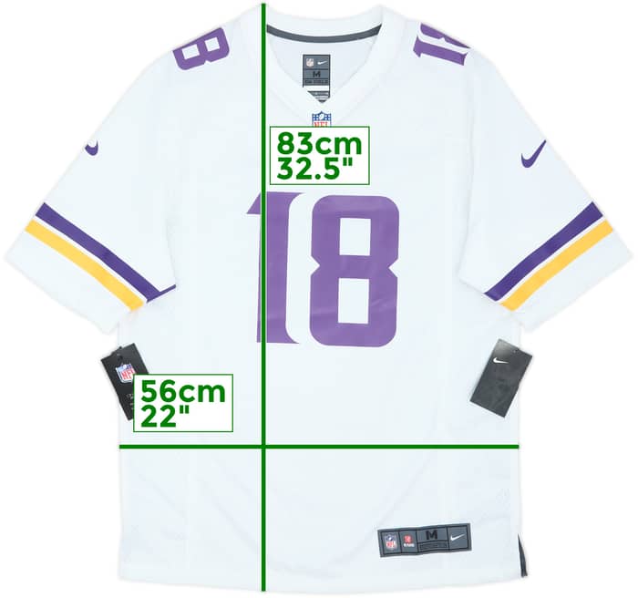 2020-25 Minnesota Vikings Jefferson #18 Nike Game Away Jersey (M)