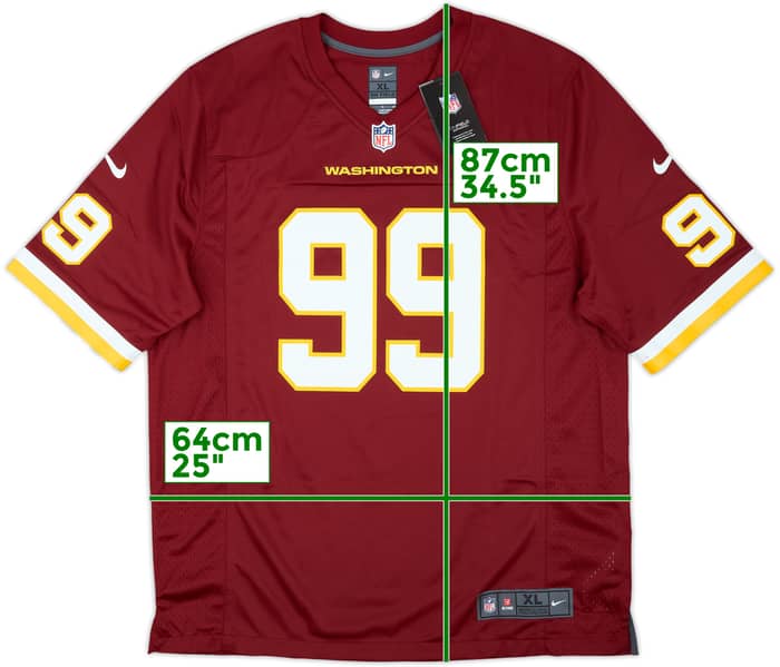 2020-21 Washington Football Team Young #99 Nike Game Home Jersey (XL)
