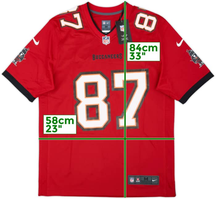 2020-21 Tampa Bay Buccaneers Gronkowski #87 Nike Game Home Jersey (M)