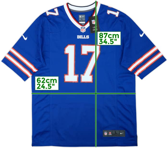 2018-25 Buffalo Bills Allen #17 Nike Game Home Jersey (L)