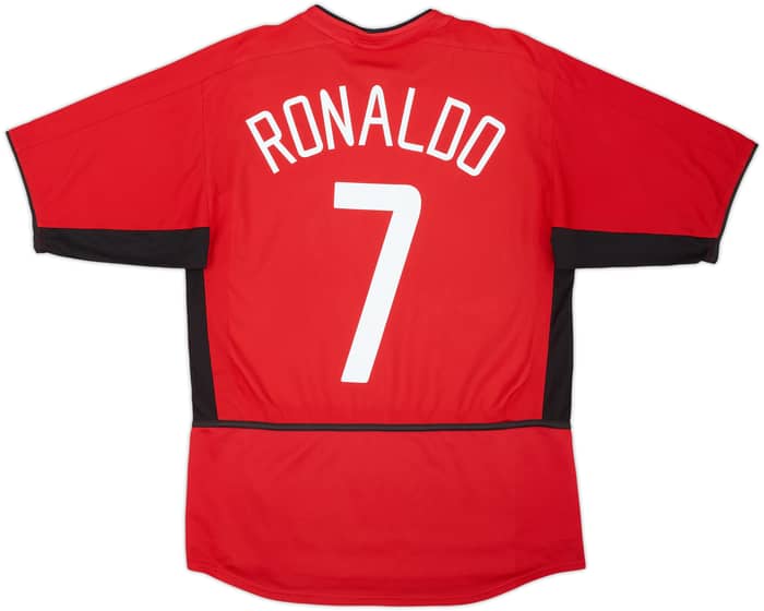 2002-04 Manchester United Home Shirt Ronaldo #7 - 5/10 - (S)