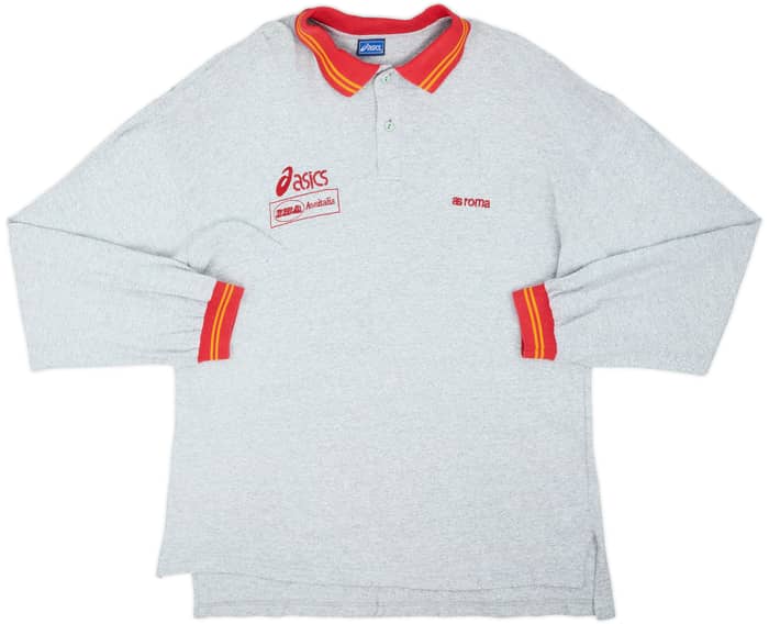 1994-95 Roma Asics Polo Shirt - 8/10 - (L)