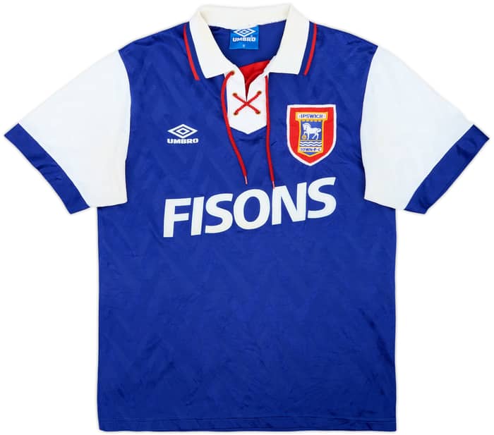 1992-94 Ipswich Home Shirt - 6/10 - (M)
