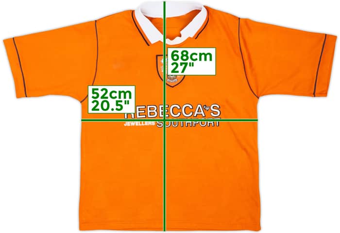 1995-97 Blackpool Home Shirt - 7/10 - (S)
