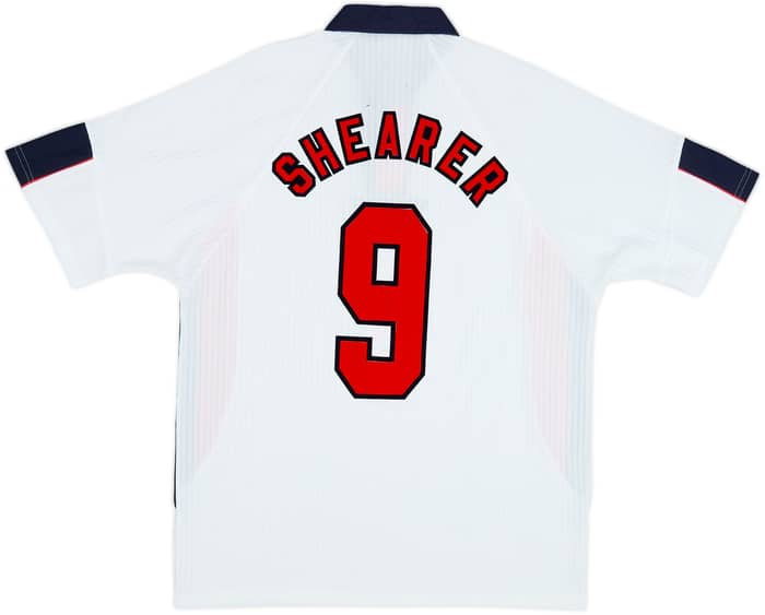 Camiseta de local de Inglaterra 1997-99 Shearer #9 - 4/10 - (XL)