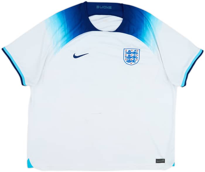 2022-23 England Home Shirt - 5/10 - (3XL)