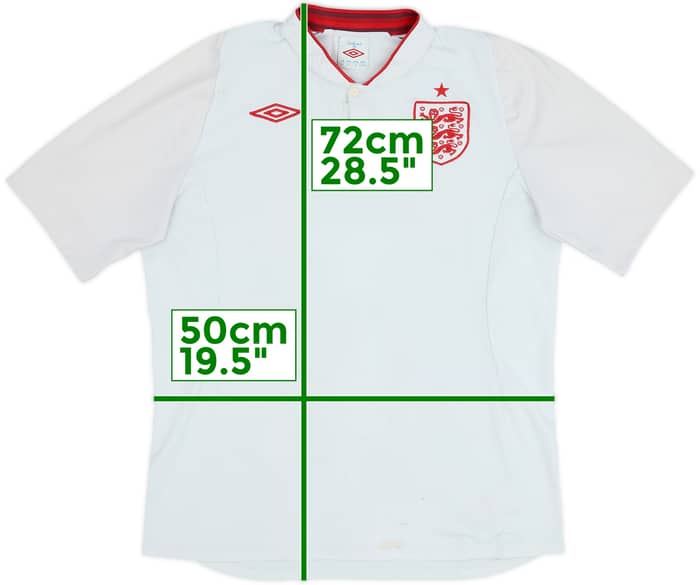 2012-13 Inglaterra Camiseta Local - 4/10 - (L)