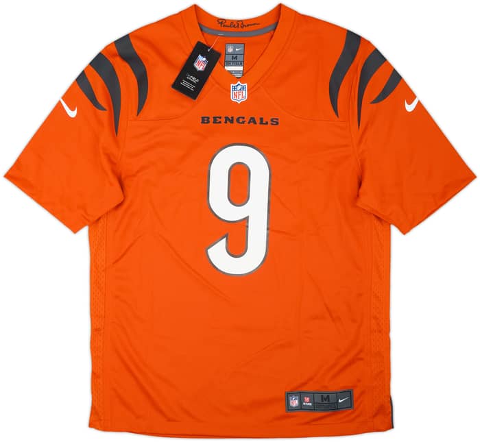 2021-25 Cincinnati Bengals Burrow #9 Nike Game Alternate Jersey (M)