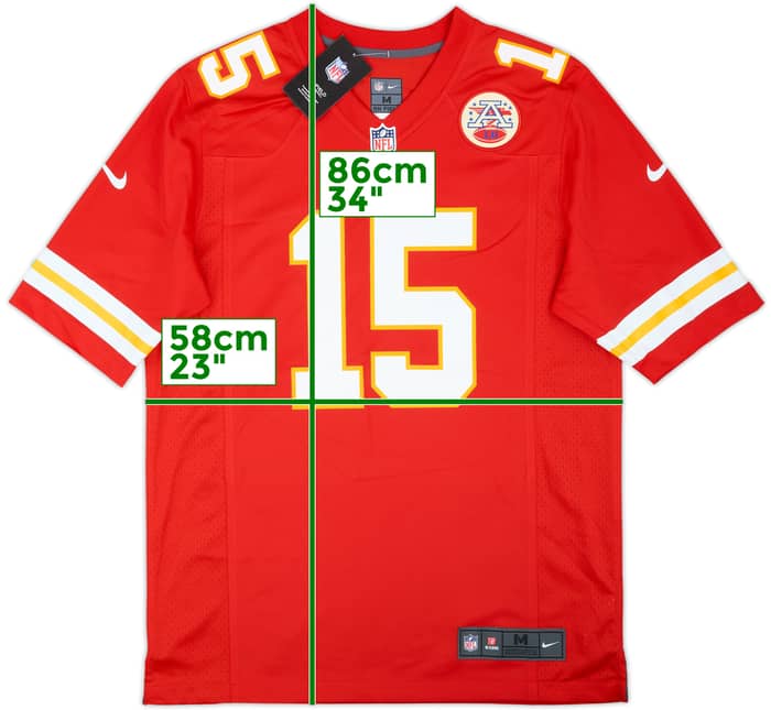2017-25 Kansas City Chiefs Mahomes #15 Nike Game Home Jersey (M)