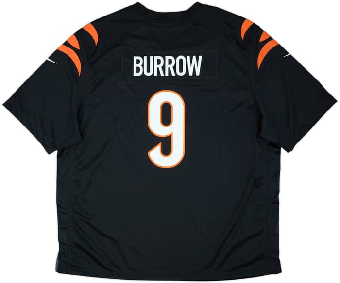 2021-25 Cincinnati Bengals Burrow #9 Nike Game Home Jersey (3XL)