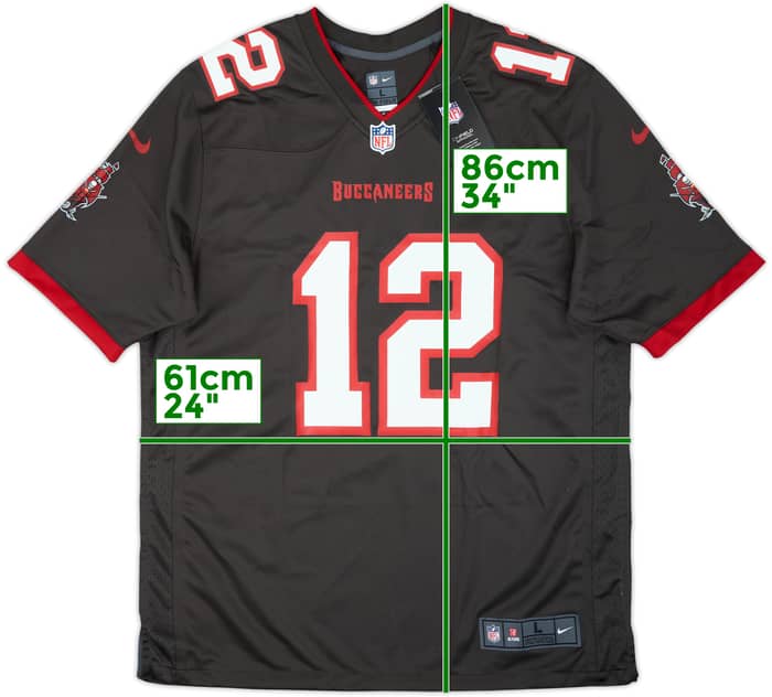 2020-22 Tampa Bay Buccaneers Brady #12 Nike Game Alternate Jersey (L)