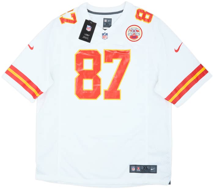 2013-25 Kansas City Chiefs Kelce #87 Nike Game Away Jersey (XL)