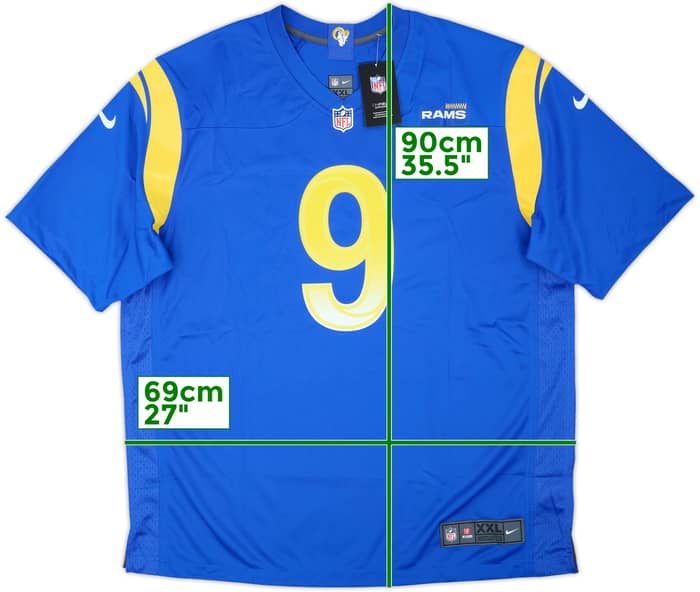 2021-25 LA Rams Stafford #9 Nike Game Home Jersey (XXL)
