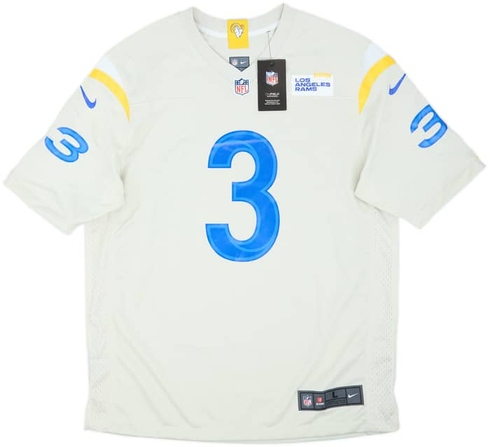 2021 LA Rams Beckham Jr #3 Nike Game Alternate Jersey (L)