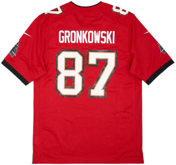 2020-21 Tampa Bay Buccaneers Gronkowski #87 Nike Game Home Jersey (M)
