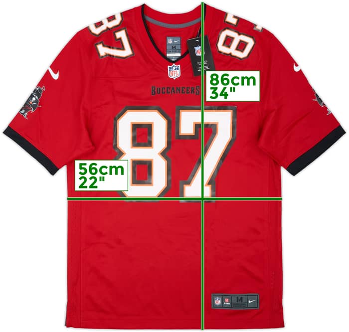 2020-21 Tampa Bay Buccaneers Gronkowski #87 Nike Game Home Jersey (M)