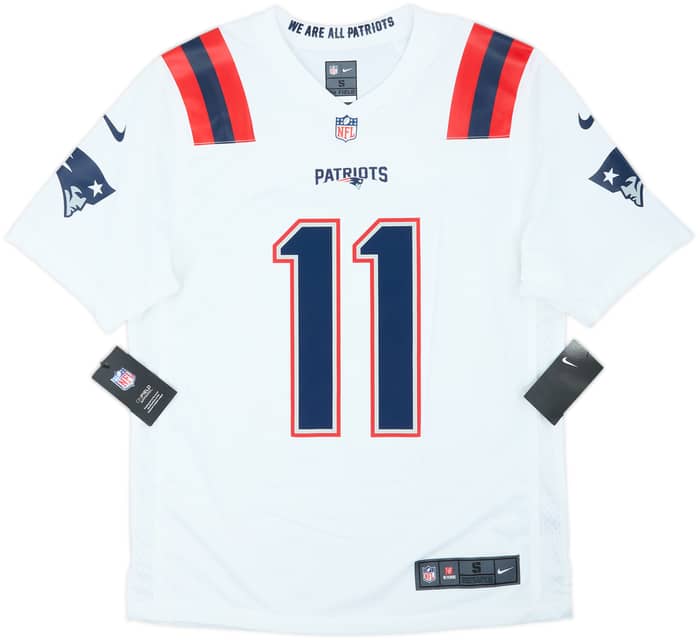2020 New England Patriots Edelman #11 Nike Game Away Jersey (S)