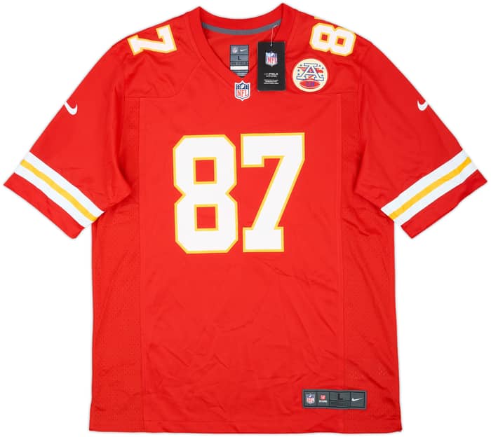 2013-25 Kansas City Chiefs Kelce #87 Nike Game Home Jersey (L)
